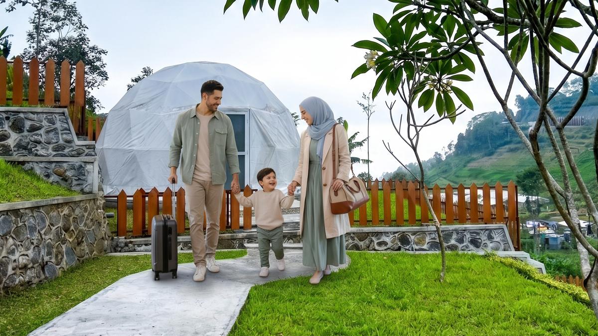 Sensasi Glamping Mewah di Lembah Indah Malang Dekat Gunung Kawi - Surya.co.id