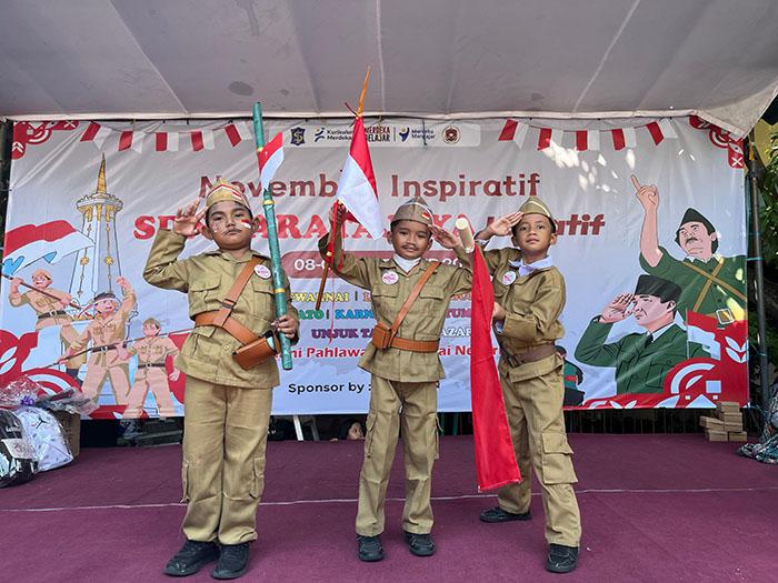 November Inspiratif SDN Baratajaya Surabaya Berlangsung Meriah