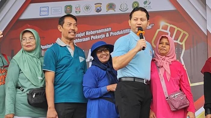 Peringatan Hari Buruh Internasional di Trenggalek, Bupati Mas Ipin Targetkan 0 Pengangguran