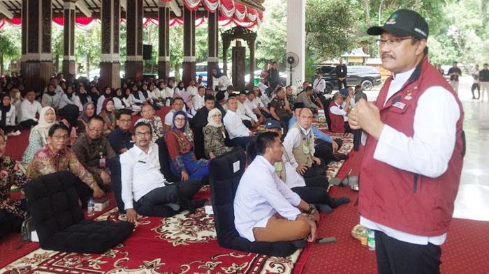 Di Sidoarjo, Mensos Gus Ipul Kumpukan Pilar Sosial Surabaya Raya, Dorong Data Tunggal Sosial