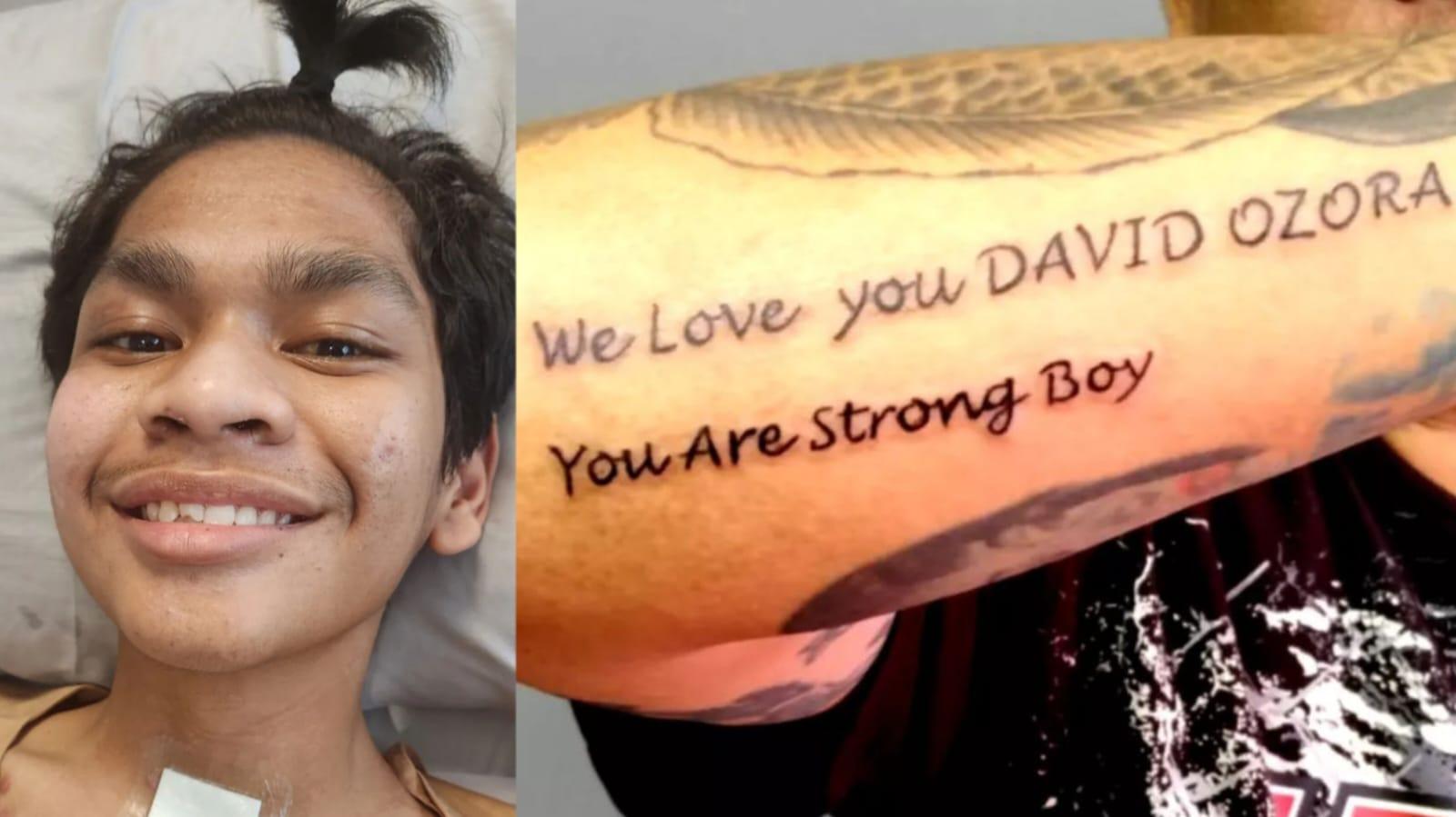 NAMA David Ozora Diabadikan oleh Tattoo Artist untuk Wujud Harapan, Jonathan: Penghormatan Termahal