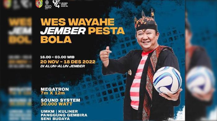 Pemkab Jember Fasilitasi Nobar Piala Dunia 2022 Sekaligus Gerakkan Ekonomi Kerakyatan