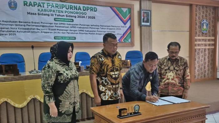 DPRD dan Pemkab Ponorogo Sepakati Perubahan KUA PPAS 2025, Kang Wie: Berlandaskan Surat Mendagri