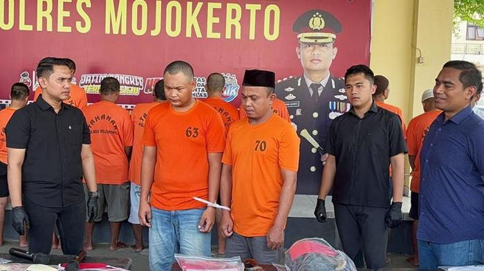 Polres Mojokerto Tangkap Pembobol Rumah Kosong di Modopuro, Sempat Sembunyi di Rumah Mertua