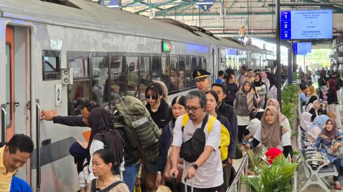 Stasiun Kediri Layani Hampir 10 Ribu Penumpang Kereta saat Libur Panjang Tahun Baru Islam 1447 H