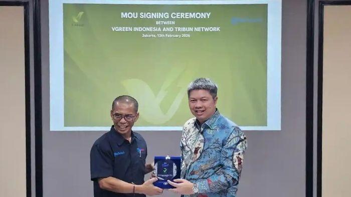 V-Green Gandeng Tribun Network Bangun 40 SPKLU di Indonesia
