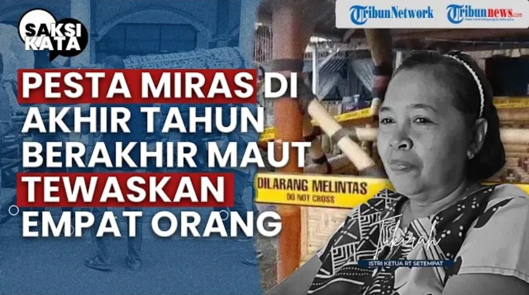 Pesta Miras Berujung Maut di Jember Tewaskan 4 Orang, Istri Ketua RT Sebut Korban Warga Luar Kampung