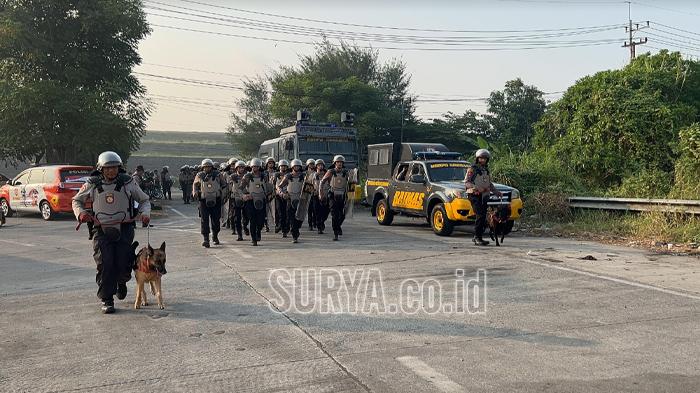Jelang Pilkada Sidoarjo 2024, Polresta Sidoarjo Gelar Latihan Pengamanan