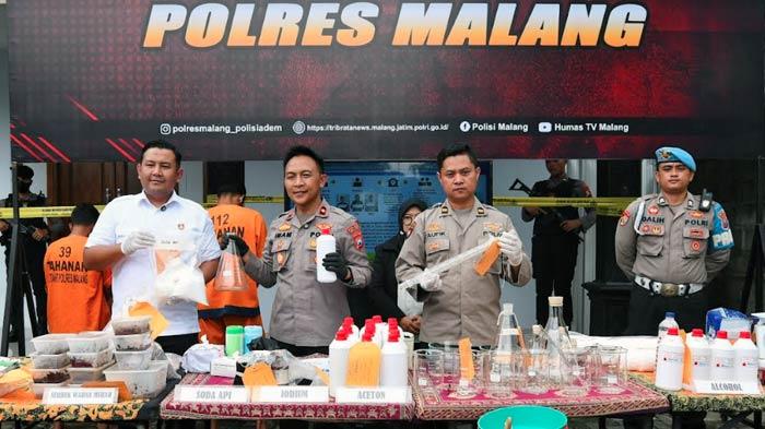 Rumah Produksi Sabu di Pasuruan Dibongkar Polres Malang, Dikendalikan Napi dari Lapas