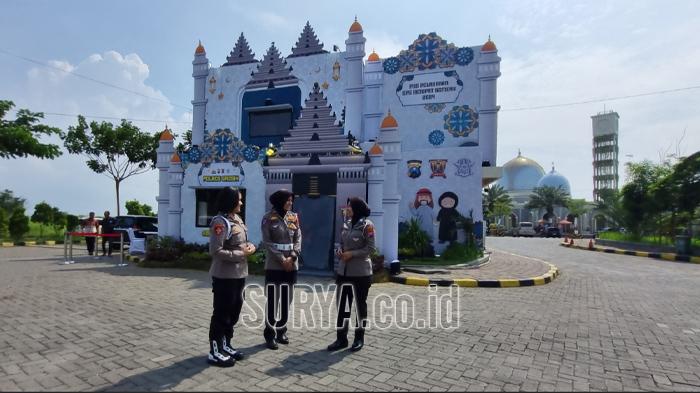 Pos Pelayanan Polres Gresik Usung Tema Wali Songo, Ada Layanan Servis Kendaraan