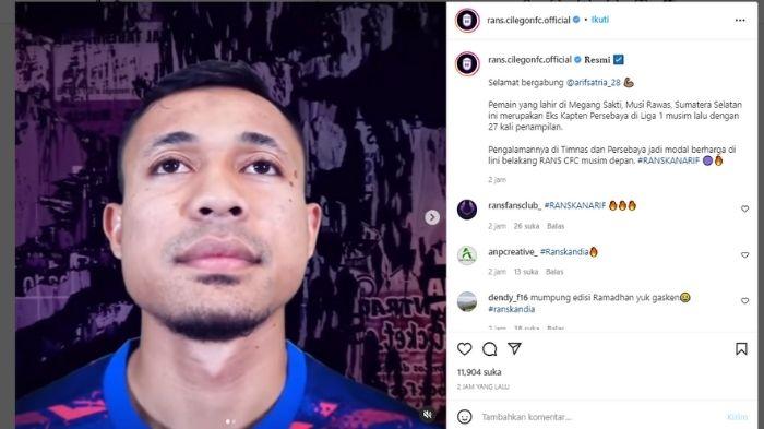 Postingan-Rans-FC-terkait-pemain-barunya-Arif-Satria-Arif-merupakan-eks-pemain-Persebaya-Surabaya.jpg