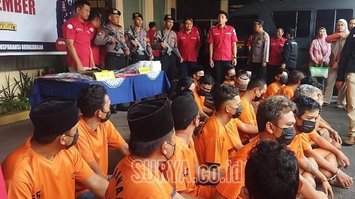 Polisi Jember Amankan 49 Tersangka Pengedar Narkotika, Ada yang Residivis