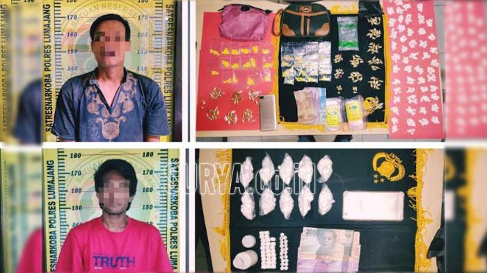 Polisi Tangkap Dua Pengedar Pil Koplo di Kabupaten Lumajang, Segini Barang Buktinya