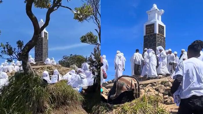 Penampakan Rombongan Putih di Puncak Lawu, Perhutani Pastikan Bukan Aliran Sesat