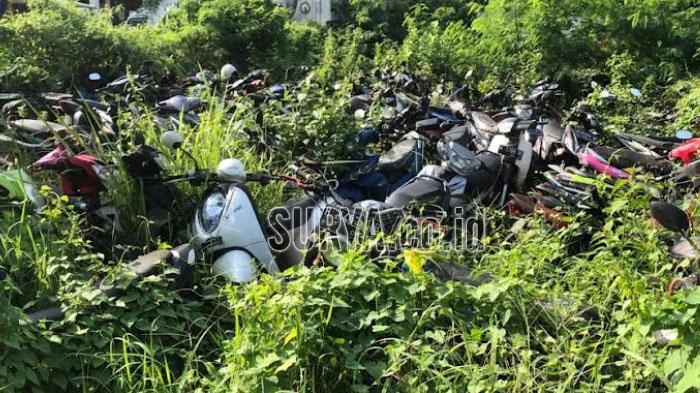 Ratusan Motor Terkena Tilang Satlantas Polres Gresik Mangkrak, Kejari Akan Panggil Pemiliknya