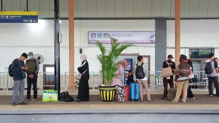Stasiun Kereta Mojokerto Layani 12.595 Penumpang saat Mudik Lebaran 2026, Tujuan Favorit Jakarta