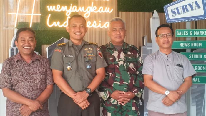 Saling Sinergi TNI-Media, Jajaran Kodam V/Brawijaya Kunjungi Redaksi Tribunjatim Network