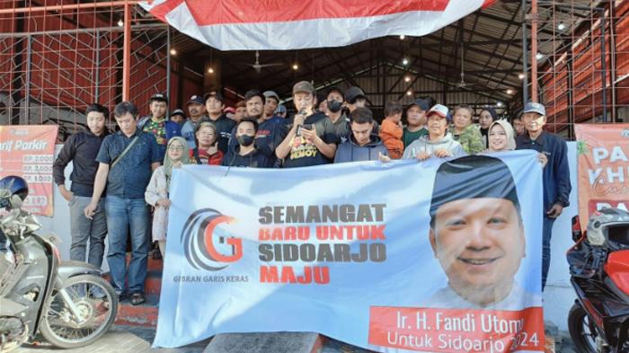 Pilkada Sidoarjo 2024, Relawan Gibran Sidoarjo Dukung Fandi Utomo Jadi Calon Bupati