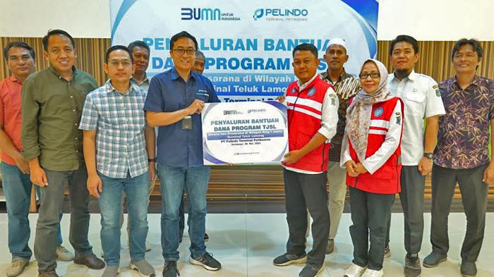 TTL dan SPTP Saluran TJSL Rp 475 juta untuk Pembangunan Sarana dan Prasarana di Wilayah Ring 1