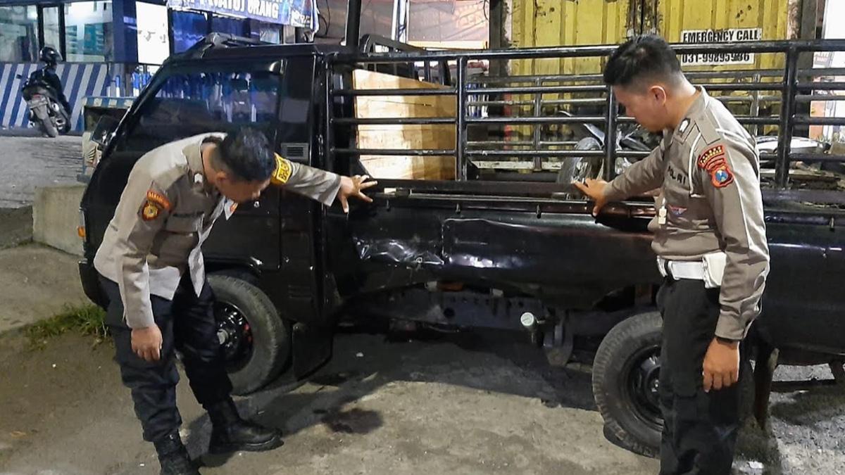 Kecelakaan Pickup vs Motor di Babat Lamongan, Dua Orang Meninggal Dunia