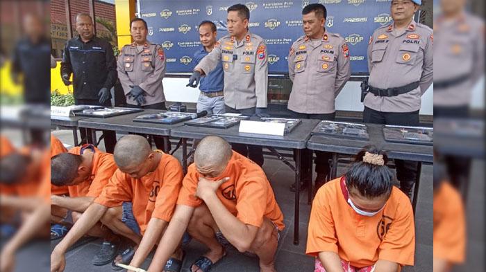 Hasil Operasi Tumpas Narkoba Semeru 2023 di Kota Blitar, Polisi Tangkap 10 Pengedar Narkoba