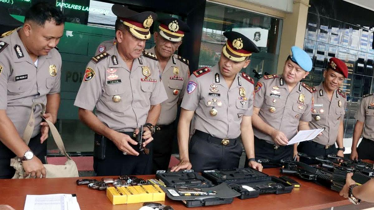 Sipropam Razia Senpi Polres Lamongan: Izin Habis Langsung Ditarik, Ini Hasilnya