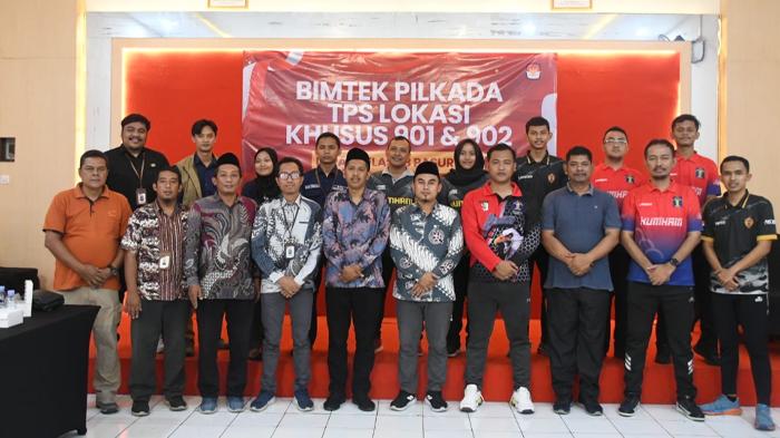 Bawaslu Beri Penguatan dan Pembekalan KPPS di TPS Khusus Lapas Pasuruan