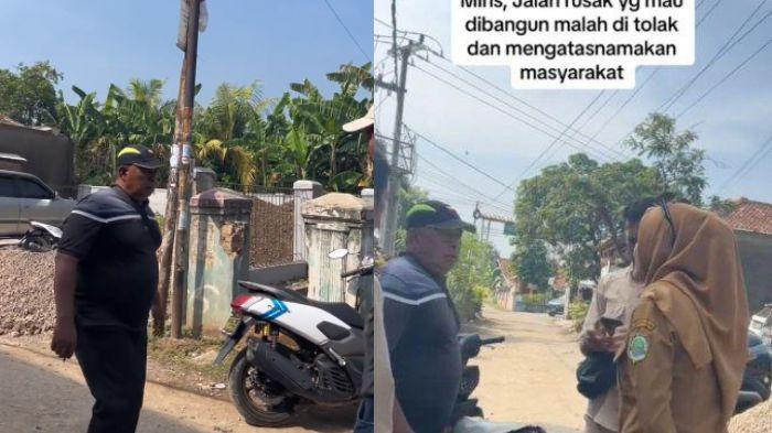 Sosok Pria yang Adu Mulut dengan Bu Kades di Subang, Indah Aprianti: Ternyata Kerap Bikin Onar