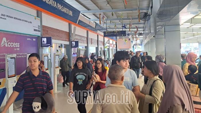 Arus Balik Hari Terakhir Libur Lebaran, Penumpang KA Daop 8 Surabaya Tembus 51.671 Orang
