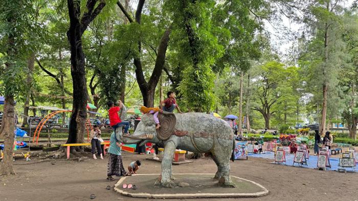 Wisatawan di Bendungan Gerak Waru Turi Kab Kediri Naik 100 Persen Selama Libur Natal dan Tahun Baru