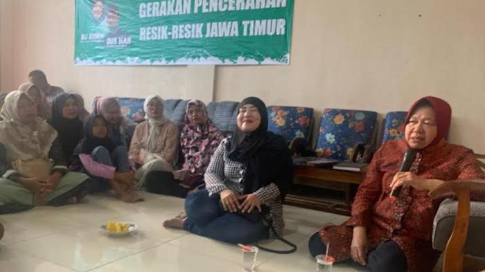 Pilgub Jatim 2024, Risma Temui Relawan di Lamongan yang Tergabung Gencar Resik-Resik Jatim
