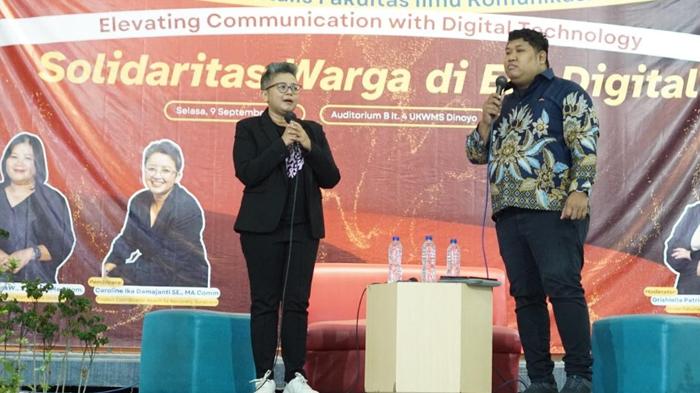 Studium Generale Fikom UKWMS : Ajak Solidaritas Digital Berlanjut ke Aksi Nyata