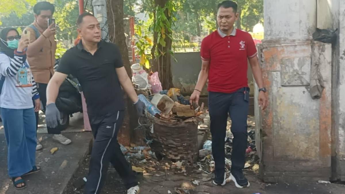 Wali Kota Surabaya Eri Cahyadi Berang Saat Penataan TPS, Atur Jenis Sampah dan Larang Gerobak Parkir