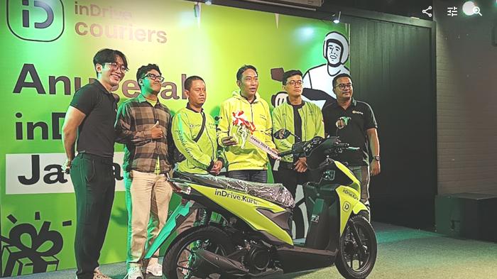 Semester I 2024, Layanan Jasa Pengiriman inDrive Kurir Meningkat Pesat di Surabaya