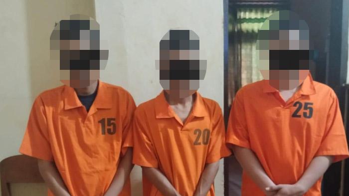 Gelap Mata Akibat Cahaya Senter, 3 Pemuda Nganjuk Diringkus Akibat Terlibat Pengeroyokan
