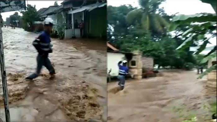 Banjir dan Tanah Longsor di Grogol Kabupaten Kediri, BPBD : Tak Ada Korban Jiwa