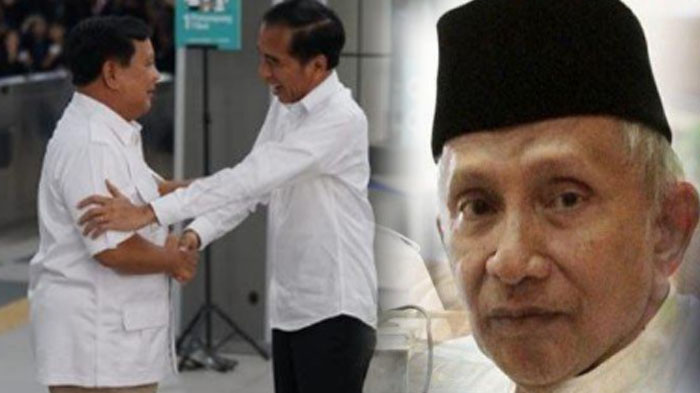 Balasan Menohok untuk Amien Rais yang Sebut Prabowo 'Nyelonong' karena Bertemu Jokowi tanpa Izinnya