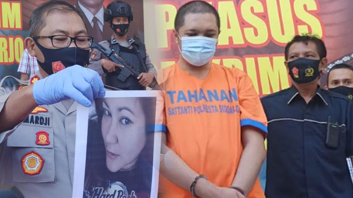Cemburu Setelah Mabuk, Tiduran di Sofa Cium Bau Sperma, Pembunuh Janda Sidoarjo Nggembel di Surabaya