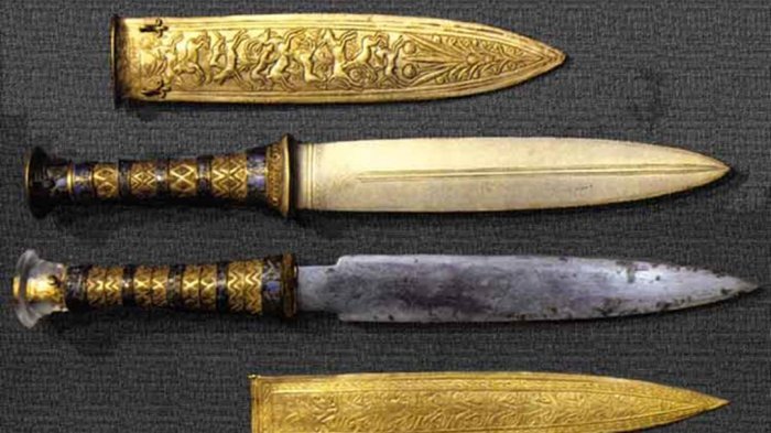 Senjata Firaun Mesir Ternyata Berbahan Logam Dari Luar Angkasa, Begini Cara Mereka Membuatnya!