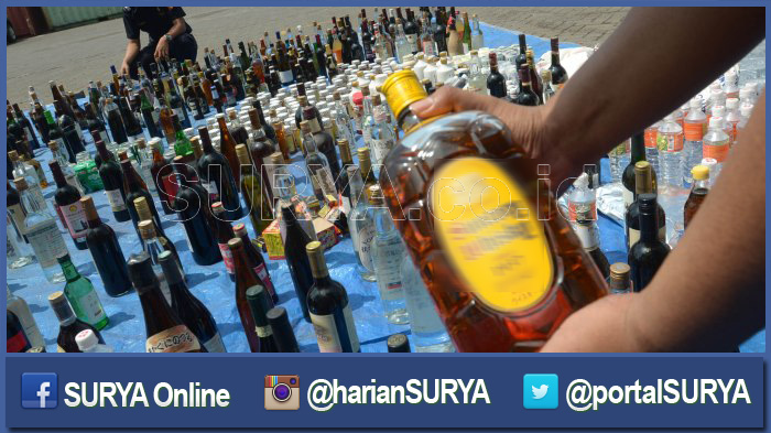 Enam Pemuda Ditahan saat Pesta Minuman Keras, Ini Barang-barang yang Disita Polisi