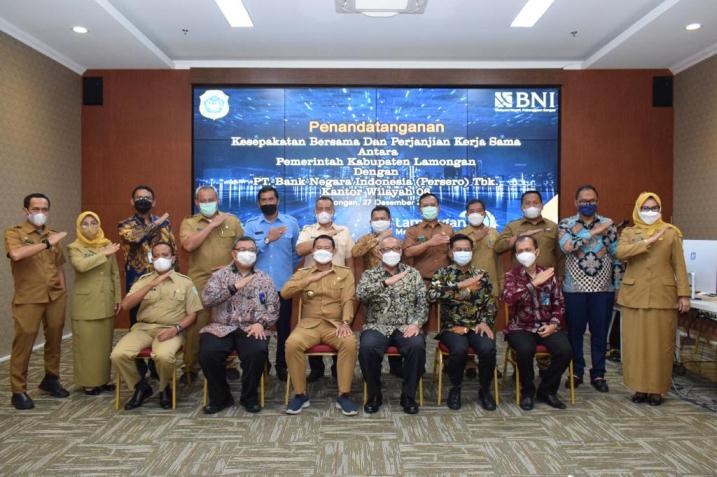 BNI Dukung Implementasi Smart City Lamongan Serba Elektronifikasi Transaksi