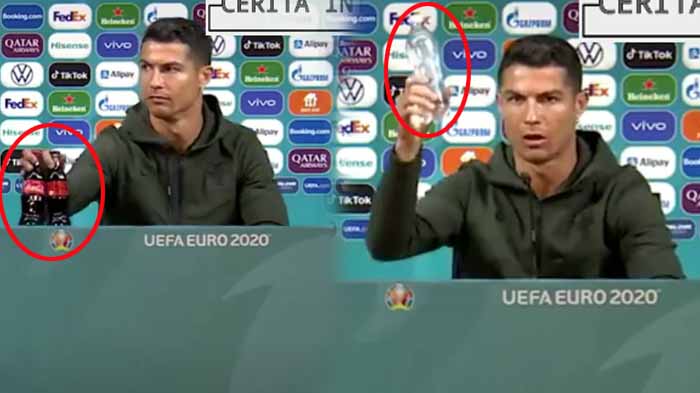 Video Cristiano Ronaldo Bikin Saham Coca Cola Anjlok Rp 57 Triliun, Singkirkan Botol Saat Jumpa Pers