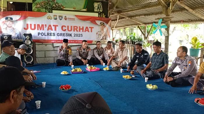 Penipuan Online Jadi Bahasan di Jumat Curhat, Warga Gresik Diminta Waspadai Uang Palsu dan Bullying