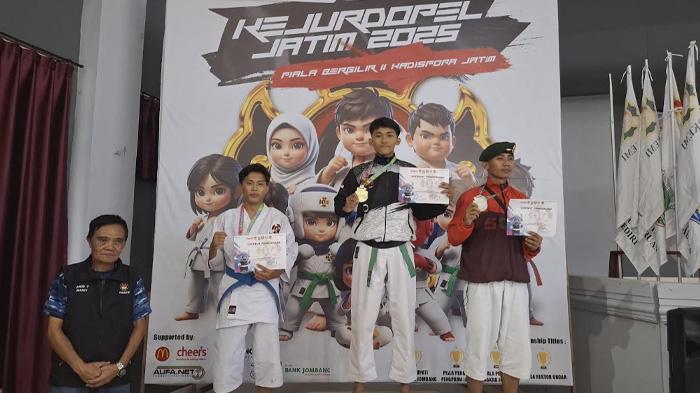 Atlet Kempo Kediri Raih 15 Medali, Dua Emas dari Randori Kejurda Jatim 2025