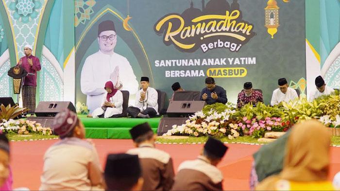 Pemkab Kediri Santuni Ribuan Anak Yatim di Momen Ramadan Berbagi