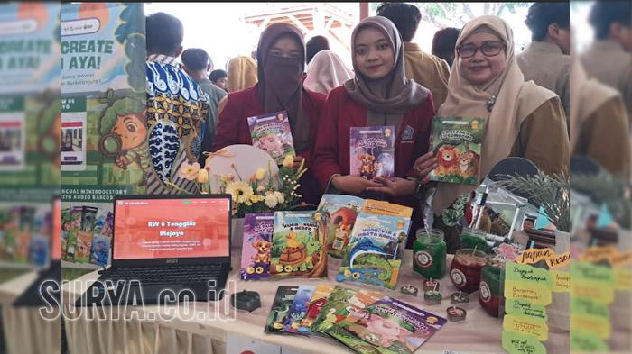 Mahasiswa UMSurabaya Dorong Literasi Anak Tenggilis Mejoyo Lewat Buku Dongeng dan Kelas Bilingual