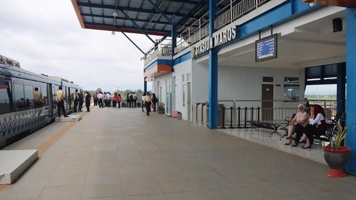 KAI Daop 8 Surabaya Imbau Masyarakat Tak Beraktivitas di Jalur Kereta Api Sulawesi Selatan