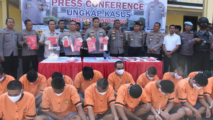Sepanjang Mei 2023, Polres Bondowoso Amankan 16 Tersangka Kasus Penyalahgunaan Narkoba