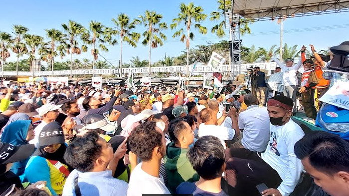 Deklarasi Anies-Muhaimin Disambut Puluhan Ribu Warga Pamekasan, JJS Hadirkan Jebolan D'Academy