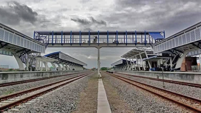 Progres Pengerjaan 98 Persen, Rel Jalur Ganda Kereta Api Mojokerto-Sidoarjo Siap Diuji Coba